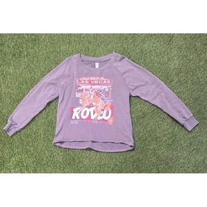 Alternative Apparel Wild West Show Las Vegas Rodeo 1985 Sweatshirt Size M Boho